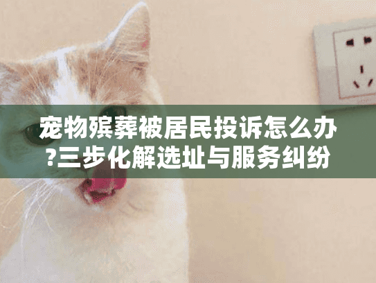 宠物殡葬被居民投诉怎么办?三步化解选址与服务纠纷