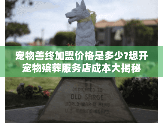 宠物善终加盟价格是多少?想开宠物殡葬服务店成本大揭秘