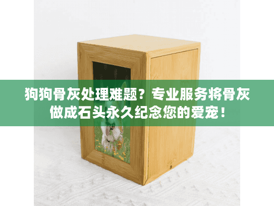 狗狗骨灰处理难题?专业服务将骨灰做成石头永久纪念您的爱宠! 狗狗骨灰处理难题?专业服务将骨灰做成石头永久纪念您的爱宠!