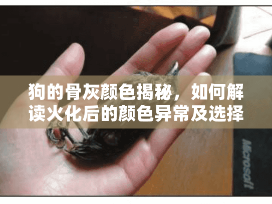 狗的骨灰颜色揭秘,如何解读火化后的颜色异常及选择安心殡葬服务 狗的骨灰颜色揭秘,如何解读火化后的颜色异常及选择安心殡葬服务