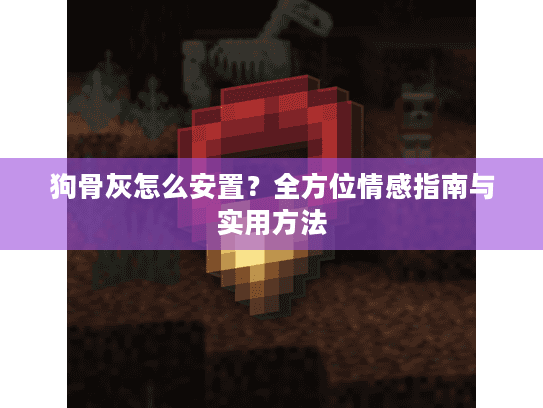 狗骨灰怎么安置？全方位情感指南与实用方法