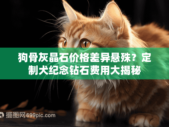 狗骨灰晶石价格差异悬殊？定制犬纪念钻石费用大揭秘