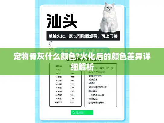 宠物骨灰什么颜色?火化后的颜色差异详细解析 宠物骨灰什么颜色?火化后的颜色差异详细解析