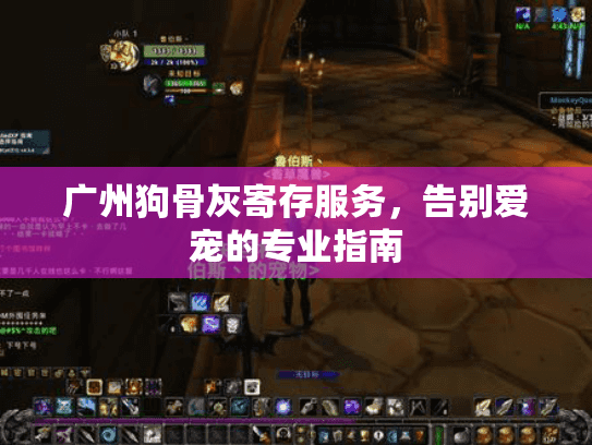 广州狗骨灰寄存服务，告别爱宠的专业指南