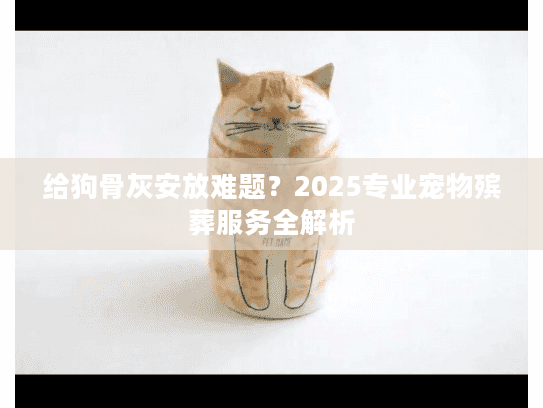 给狗骨灰安放难题？2025专业宠物殡葬服务全解析