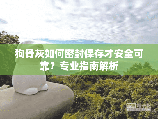 狗骨灰如何密封保存才安全可靠？专业指南解析