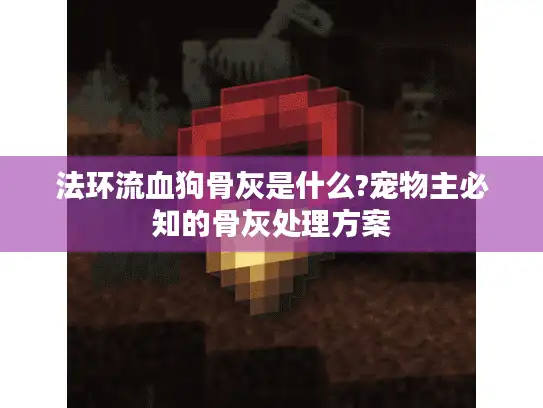 法环流血狗骨灰是什么?宠物主必知的骨灰处理方案