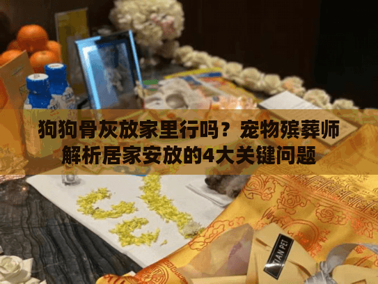 狗狗骨灰放家里行吗？宠物殡葬师解析居家安放的4大关键问题