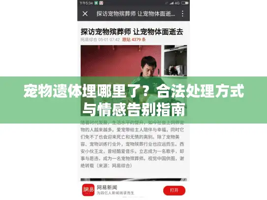 宠物遗体埋哪里了?合法处理方式与情感告别指南 宠物遗体埋哪里了?合法处理方式与情感告别指南