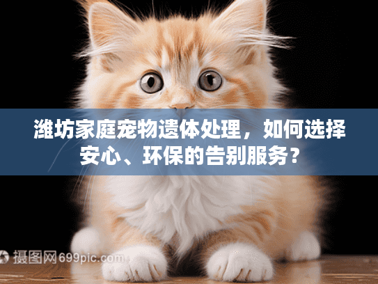 潍坊家庭宠物遗体处理，如何选择安心、环保的告别服务？