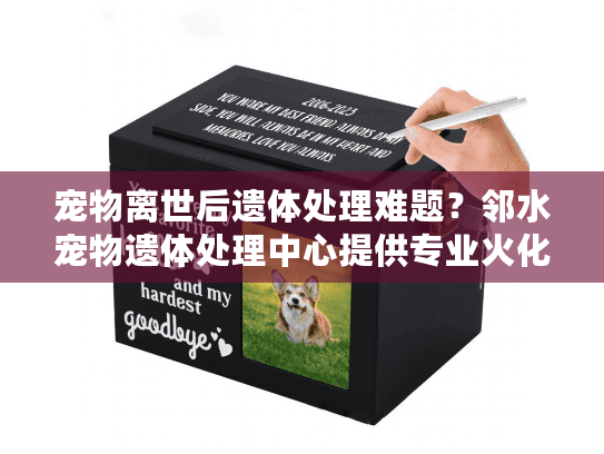 宠物离世后遗体处理难题？邻水宠物遗体处理中心提供专业火化服务