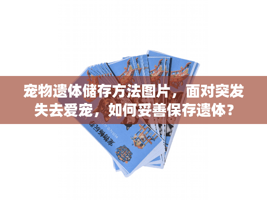 宠物遗体储存方法图片，面对突发失去爱宠，如何妥善保存遗体？