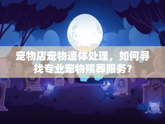 宠物店宠物遗体处理，如何寻找专业宠物殡葬服务？