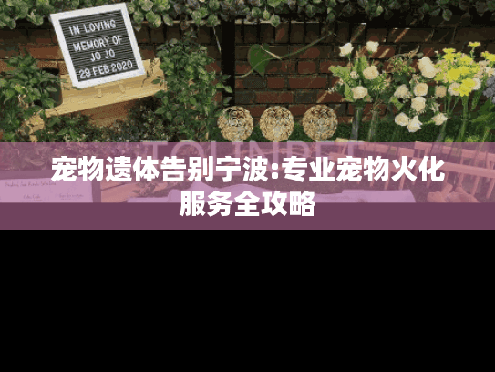 宠物遗体告别宁波:专业宠物火化服务全攻略 宠物遗体告别宁波:专业宠物火化服务全攻略