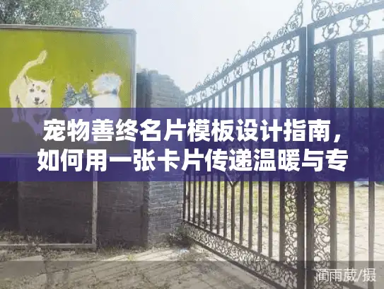 宠物善终名片模板设计指南，如何用一张卡片传递温暖与专业？