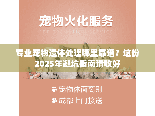 专业宠物遗体处理哪里靠谱？这份2025年避坑指南请收好