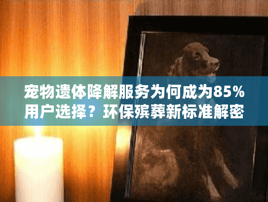 宠物遗体降解服务为何成为85%用户选择？环保殡葬新标准解密！