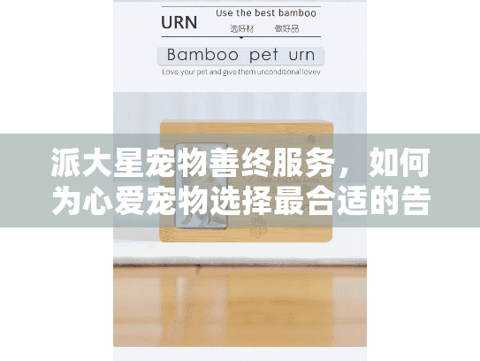 派大星宠物善终服务，如何为心爱宠物选择最合适的告别方式？