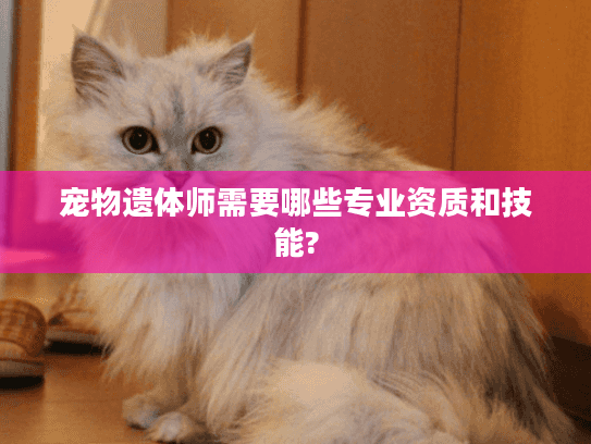 宠物遗体师需要哪些专业资质和技能? 宠物遗体师需要哪些专业资质和技能?