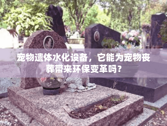 宠物遗体水化设备，它能为宠物丧葬带来环保变革吗？