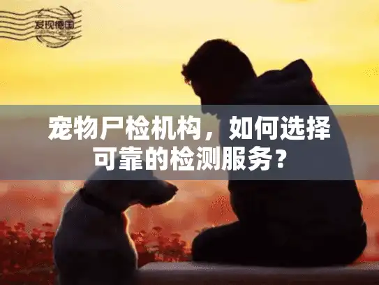 宠物尸检机构，如何选择可靠的检测服务？