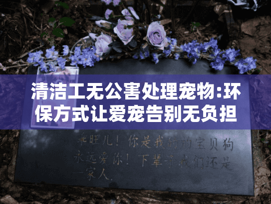 清洁工无公害处理宠物:环保方式让爱宠告别无负担
