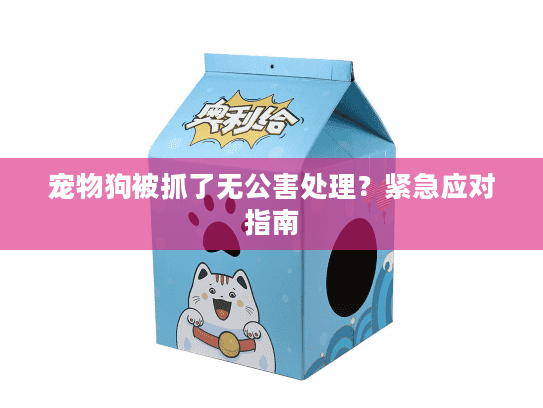 宠物狗被抓了无公害处理？紧急应对指南
