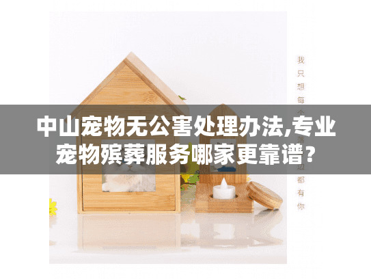 中山宠物无公害处理办法,专业宠物殡葬服务哪家更靠谱？