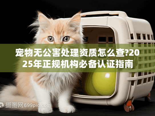 宠物无公害处理资质怎么查?2025年正规机构必备认证指南