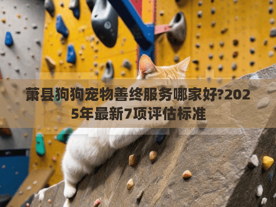 萧县狗狗宠物善终服务哪家好?2025年最新7项评估标准